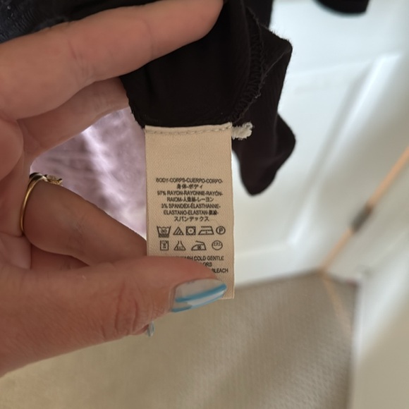 Free people January Ribbed High Low scoop neck long sleeve top - Picture 5 of 5